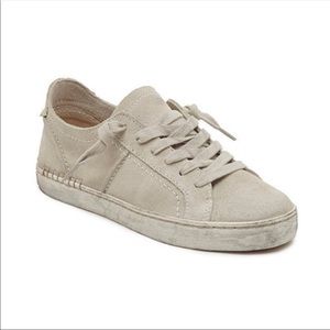 DOLCE VITA ZALEN SNEAKERS IN WHITE SUEDE